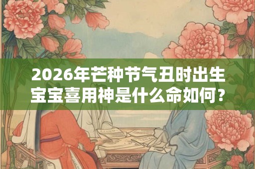 2026年芒种节气丑时出生宝宝喜用神是什么命如何？