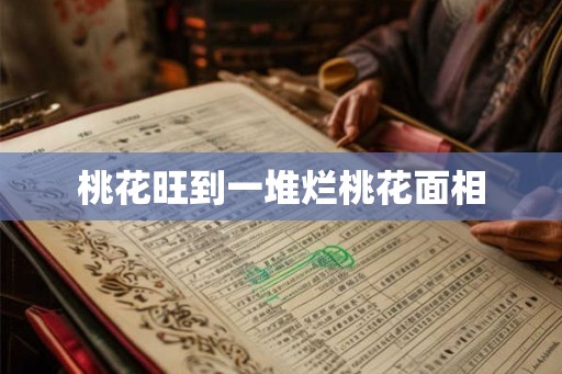 桃花旺到一堆烂桃花面相 桃花旺到一堆烂桃花面相