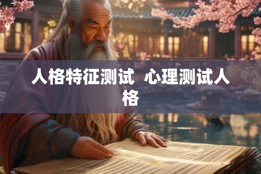 人格特征测试  心理测试人格