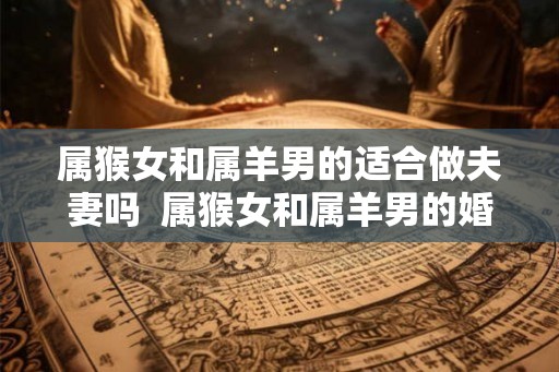 属猴女和属羊男的适合做夫妻吗  属猴女和属羊男的婚姻如何