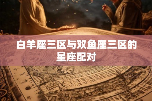 白羊座三区与双鱼座三区的星座配对