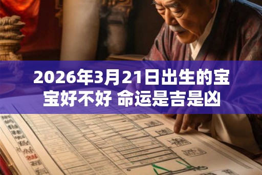 2026年3月21日出生的宝宝好不好 命运是吉是凶 2026年3月21日出生的宝宝好不好 命运是吉是凶