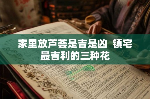 家里放芦荟是吉是凶  镇宅最吉利的三种花
