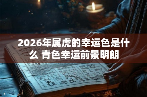 2026年属虎的幸运色是什么 青色幸运前景明朗