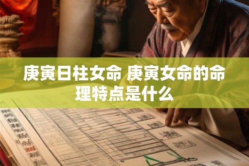 庚寅日柱女命 庚寅女命的命理特点是什么