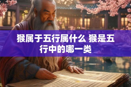 猴属于五行属什么 猴是五行中的哪一类 猴属于五行属什么 猴是五行中的哪一类