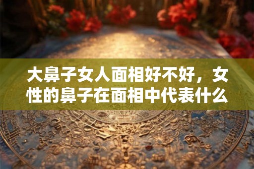 大鼻子女人面相好不好，女性的鼻子在面相中代表什么？