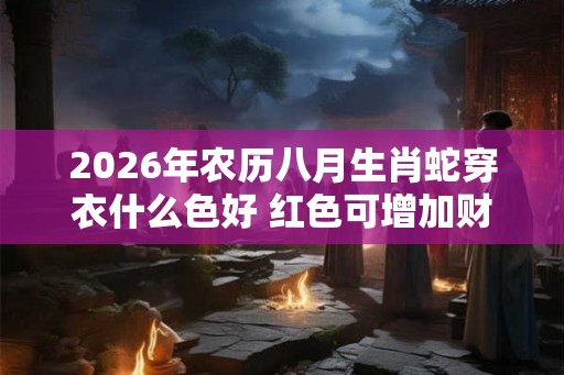 2026年农历八月生肖蛇穿衣什么色好 红色可增加财运