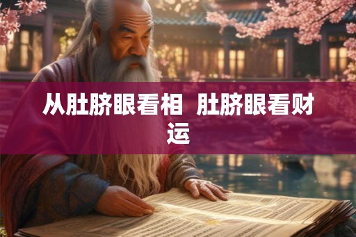 从肚脐眼看相  肚脐眼看财运