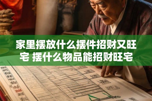 家里摆放什么摆件招财又旺宅 摆什么物品能招财旺宅