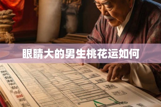 眼睛大的男生桃花运如何