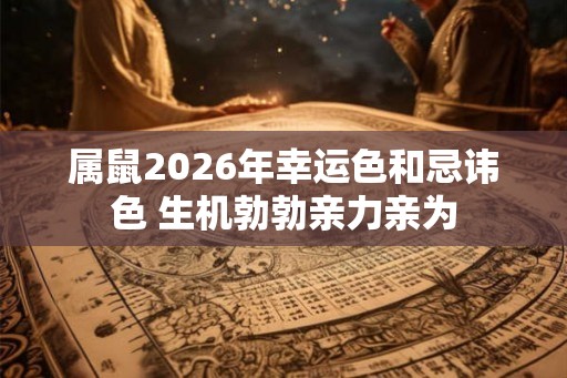 属鼠2026年幸运色和忌讳色 生机勃勃亲力亲为