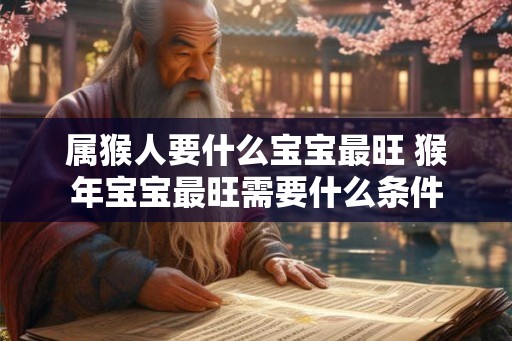 属猴人要什么宝宝最旺 猴年宝宝最旺需要什么条件