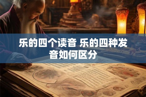 乐的四个读音 乐的四种发音如何区分