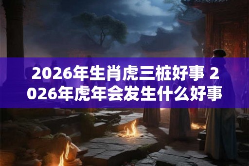 2026年生肖虎三桩好事 2026年虎年会发生什么好事