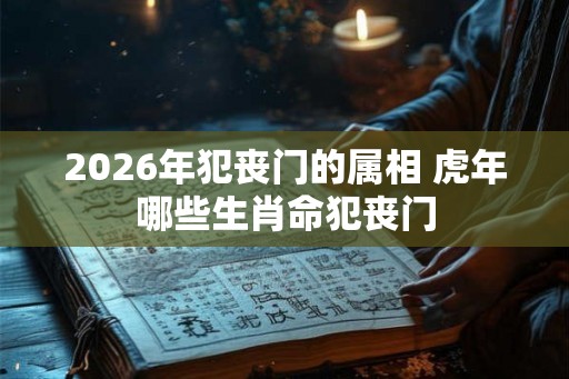 2026年犯丧门的属相 虎年哪些生肖命犯丧门