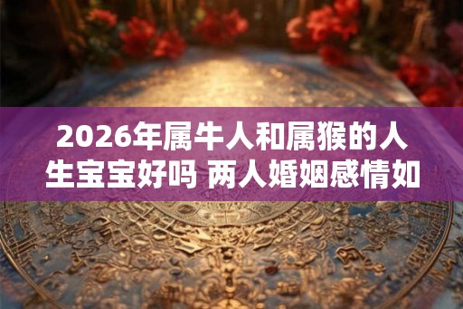 2026年属牛人和属猴的人生宝宝好吗 两人婚姻感情如何