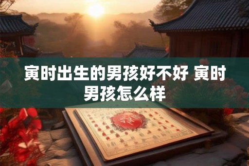 寅时出生的男孩好不好 寅时男孩怎么样 寅时出生的男孩好不好 寅时男孩怎么样