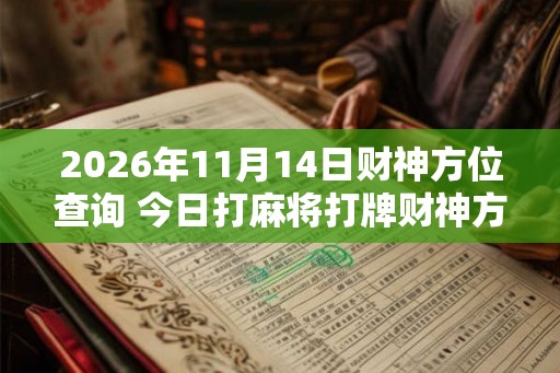 2026年11月14日财神方位查询 今日打麻将打牌财神方位 2026年11月14日财神方位查询 今日打麻将打牌财神方位