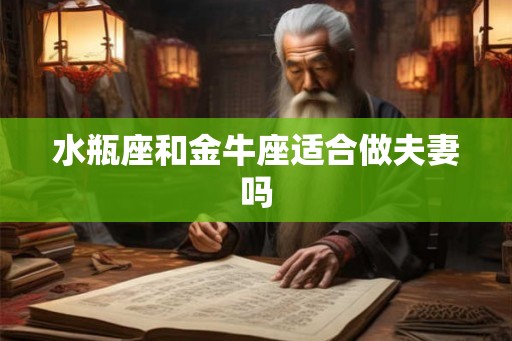 水瓶座和金牛座适合做夫妻吗