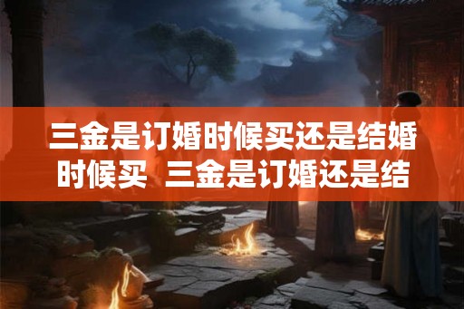 三金是订婚时候买还是结婚时候买 三金是订婚还是结婚给 三金是订婚时候买还是结婚时候买 三金是订婚还是结婚给