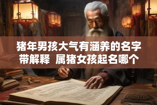 猪年男孩大气有涵养的名字带解释  属猪女孩起名哪个字最好