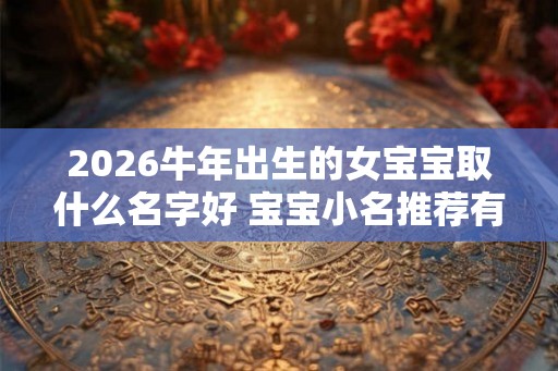 2026牛年出生的女宝宝取什么名字好 宝宝小名推荐有哪些 2026牛年出生的女宝宝取什么名字好 宝宝小名推荐有哪些