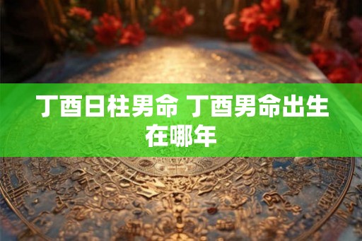 丁酉日柱男命 丁酉男命出生在哪年