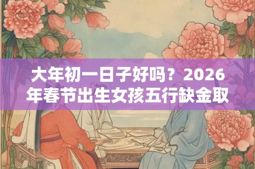 大年初一日子好吗？2026年春节出生女孩五行缺金取名字