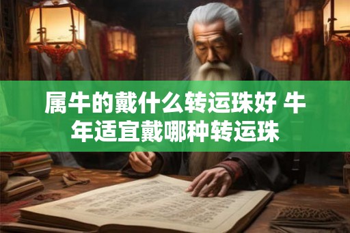 属牛的戴什么转运珠好 牛年适宜戴哪种转运珠
