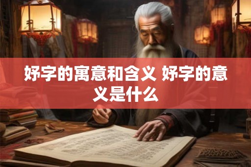 妤字的寓意和含义 妤字的意义是什么
