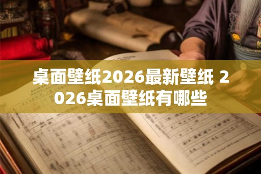 桌面壁纸2026最新壁纸 2026桌面壁纸有哪些