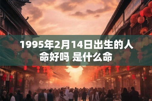 1995年2月14日出生的人命好吗 是什么命