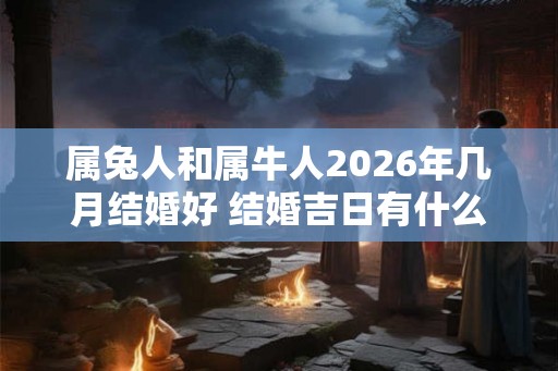 属兔人和属牛人2026年几月结婚好 结婚吉日有什么说法