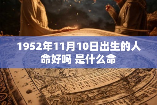 1952年11月10日出生的人命好吗 是什么命