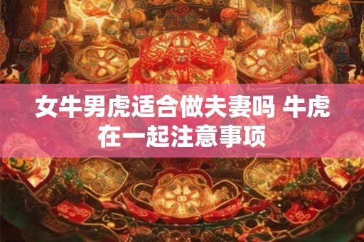 女牛男虎适合做夫妻吗 牛虎在一起注意事项