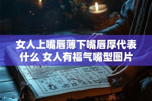 女人上嘴唇薄下嘴唇厚代表什么 女人有福气嘴型图片