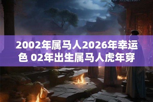 2002年属马人2026年幸运色 02年出生属马人虎年穿什么颜色衣服好 2002年属马人2026年幸运色 02年出生属马人虎年穿什么颜色衣服好
