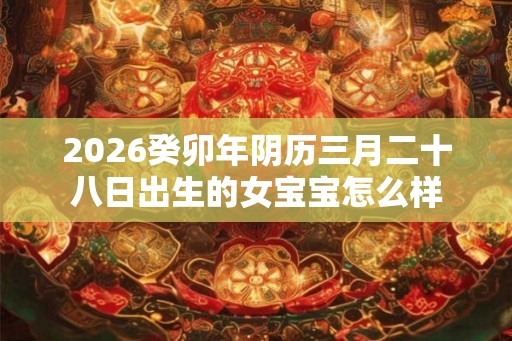 2026癸卯年阴历三月二十八日出生的女宝宝怎么样