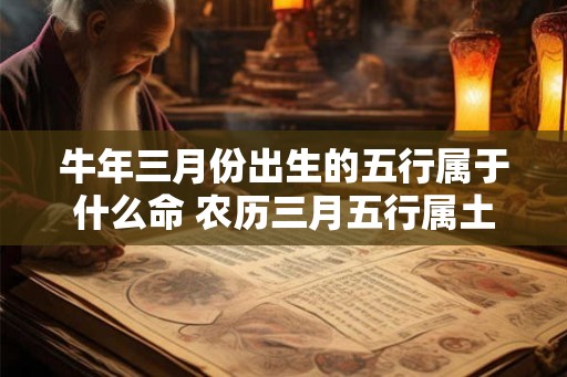 牛年三月份出生的五行属于什么命 农历三月五行属土