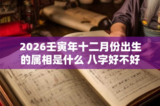 2026壬寅年十二月份出生的属相是什么 八字好不好