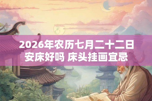 2026年农历七月二十二日安床好吗 床头挂画宜忌