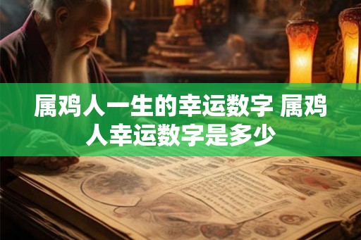 属鸡人一生的幸运数字 属鸡人幸运数字是多少 属鸡人一生的幸运数字 属鸡人幸运数字是多少