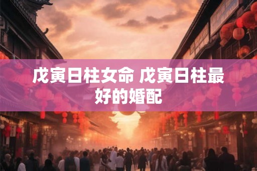 戊寅日柱女命 戊寅日柱最好的婚配