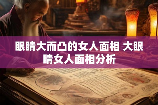 眼睛大而凸的女人面相 大眼睛女人面相分析