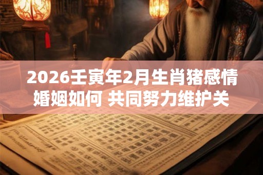 2026壬寅年2月生肖猪感情婚姻如何 共同努力维护关系 2026壬寅年2月生肖猪感情婚姻如何 共同努力维护关系