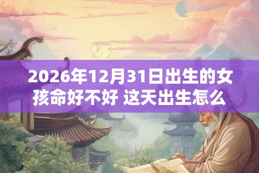 2026年12月31日出生的女孩命好不好 这天出生怎么样 2026年12月31日出生的女孩命好不好 这天出生怎么样