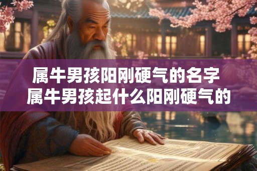属牛男孩阳刚硬气的名字 属牛男孩起什么阳刚硬气的名字