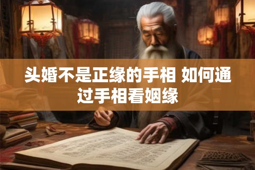 头婚不是正缘的手相 如何通过手相看姻缘 头婚不是正缘的手相 如何通过手相看姻缘