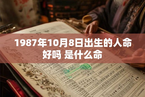 1987年10月8日出生的人命好吗 是什么命